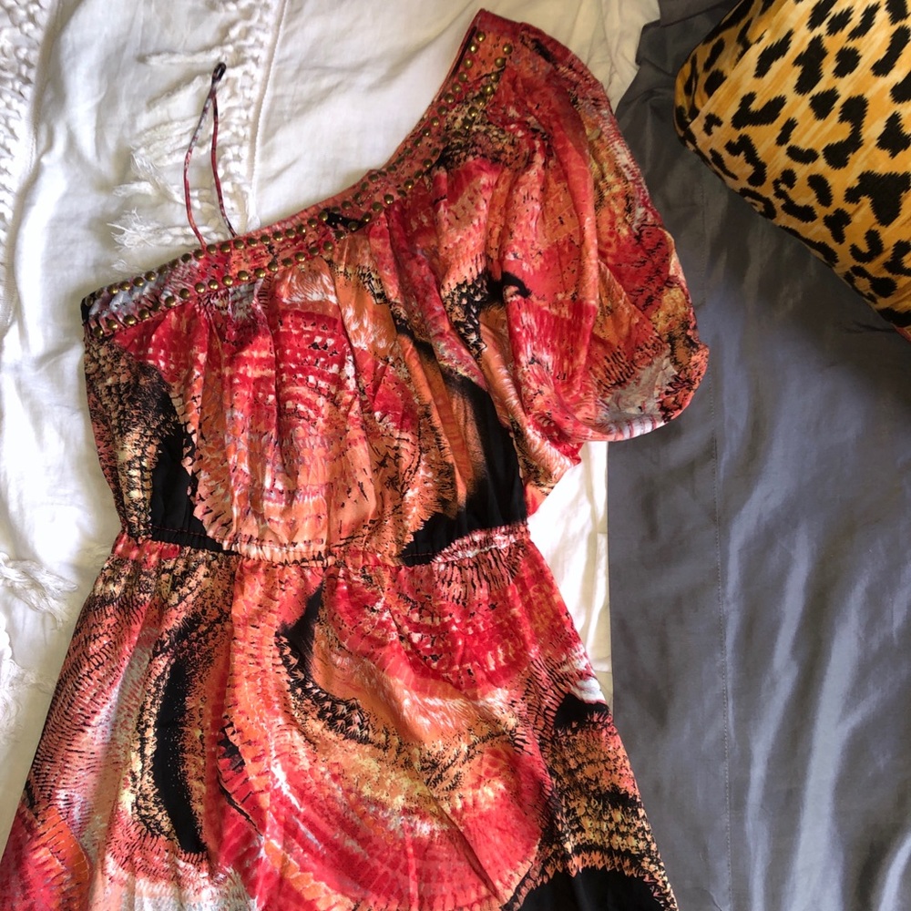 Asymmetrical Tribal Print Dress!